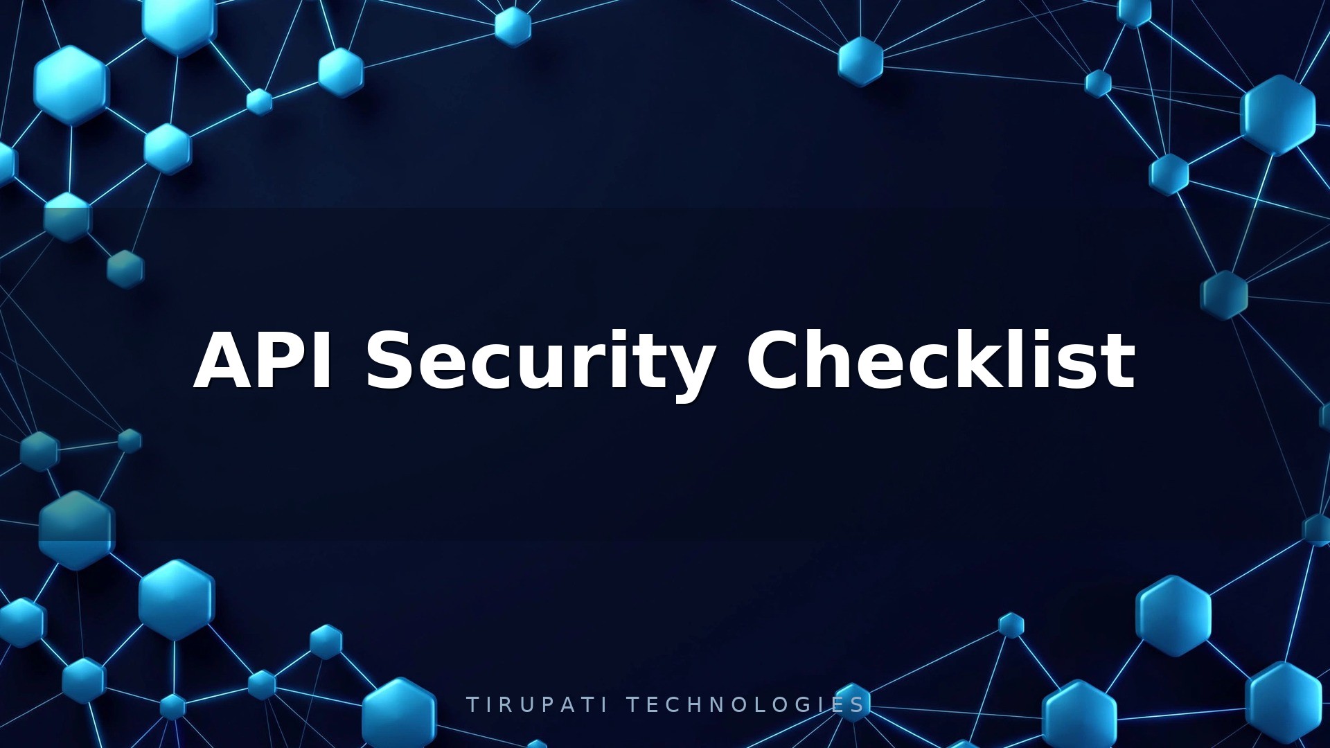 API Security Checklist