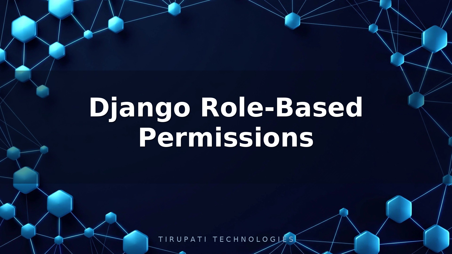 Django Role-Based Permissions
