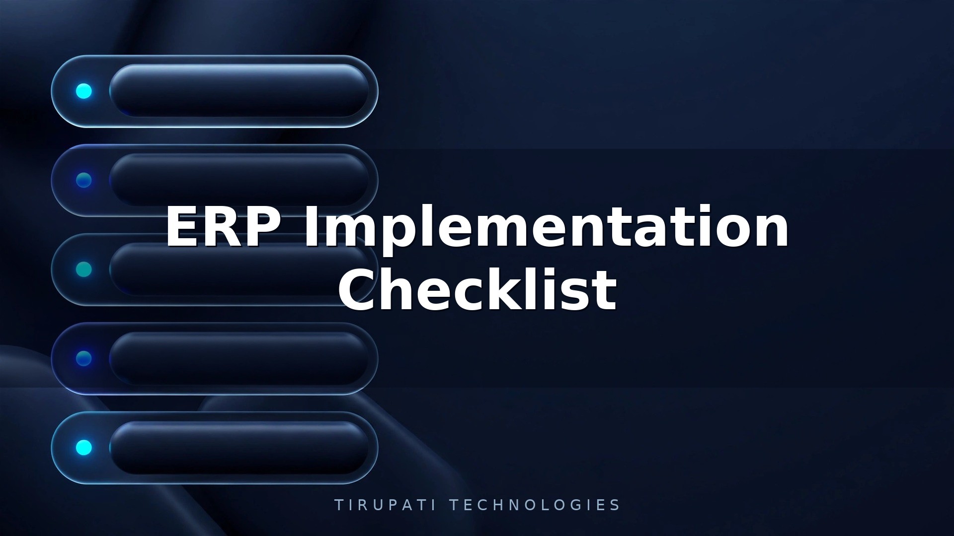 ERP Implementation Checklist