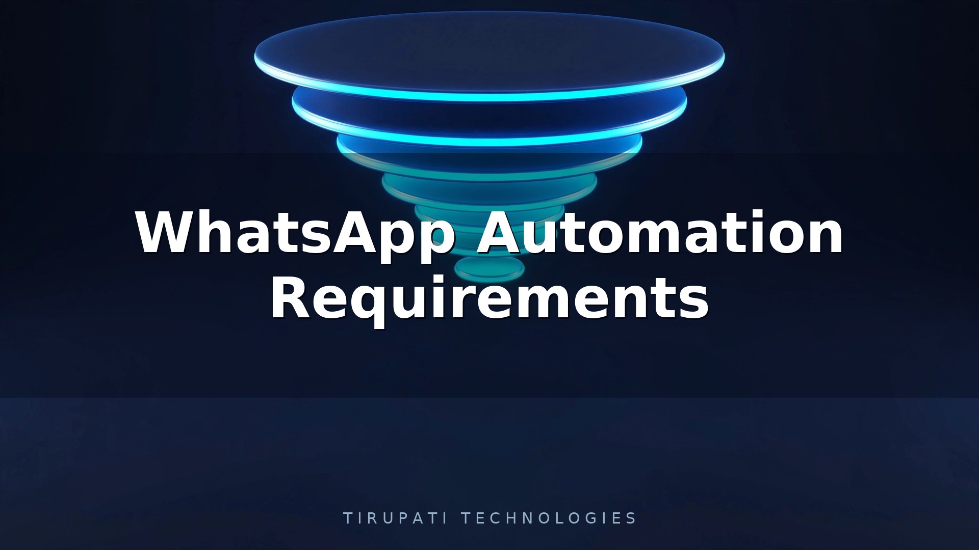 WhatsApp Automation Requirements